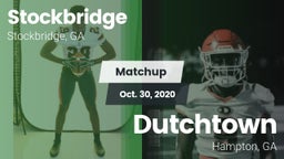 Matchup: Stockbridge vs. Dutchtown  2020