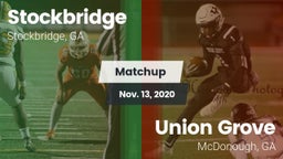 Matchup: Stockbridge vs. Union Grove  2020