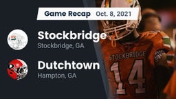 Recap: Stockbridge  vs. Dutchtown  2021