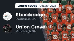Recap: Stockbridge  vs. Union Grove  2021