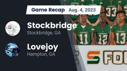 Recap: Stockbridge  vs. Lovejoy  2023