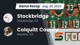 Recap: Stockbridge  vs. Colquitt County  2023