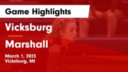 Vicksburg  vs Marshall  Game Highlights - March 1, 2023