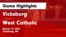 Vicksburg  vs West Catholic  Game Highlights - March 19, 2024