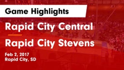 Rapid City Central  vs Rapid City Stevens  Game Highlights - Feb 2, 2017