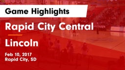 Rapid City Central  vs Lincoln  Game Highlights - Feb 10, 2017