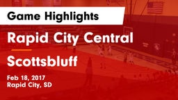 Rapid City Central  vs Scottsbluff  Game Highlights - Feb 18, 2017