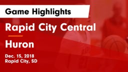 Rapid City Central  vs Huron  Game Highlights - Dec. 15, 2018