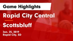 Rapid City Central  vs Scottsbluff  Game Highlights - Jan. 25, 2019