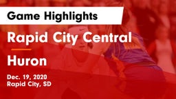 Rapid City Central  vs Huron  Game Highlights - Dec. 19, 2020