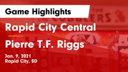 Rapid City Central  vs Pierre T.F. Riggs  Game Highlights - Jan. 9, 2021