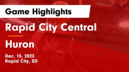 Rapid City Central  vs Huron  Game Highlights - Dec. 15, 2023