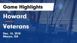 Howard  vs Veterans  Game Highlights - Dec. 14, 2018