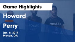 Howard  vs Perry  Game Highlights - Jan. 8, 2019
