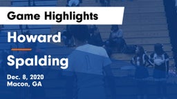 Howard  vs Spalding Game Highlights - Dec. 8, 2020