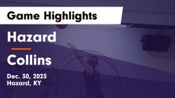 Hazard  vs Collins  Game Highlights - Dec. 30, 2023