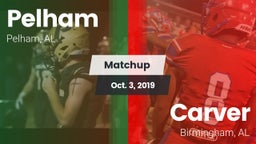 Matchup: Pelham  vs. Carver  2019