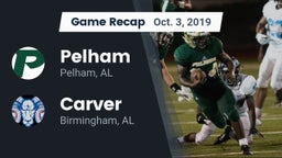 Recap: Pelham  vs. Carver  2019