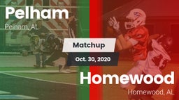 Matchup: Pelham  vs. Homewood  2020