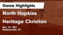 North Hopkins  vs Heritage Christian Game Highlights - Nov. 29, 2021
