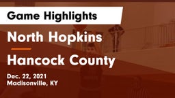 North Hopkins  vs Hancock County  Game Highlights - Dec. 22, 2021