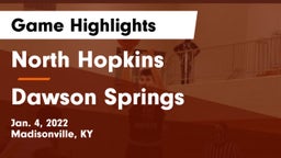 North Hopkins  vs Dawson Springs  Game Highlights - Jan. 4, 2022