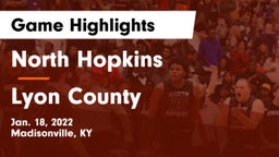 North Hopkins  vs Lyon County  Game Highlights - Jan. 18, 2022