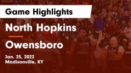 North Hopkins  vs Owensboro  Game Highlights - Jan. 25, 2022
