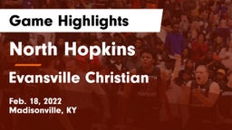 North Hopkins  vs Evansville Christian  Game Highlights - Feb. 18, 2022