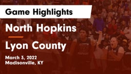 North Hopkins  vs Lyon County  Game Highlights - March 3, 2022