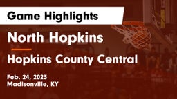 North Hopkins  vs Hopkins County Central  Game Highlights - Feb. 24, 2023