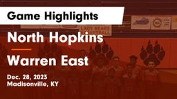 North Hopkins  vs Warren East  Game Highlights - Dec. 28, 2023