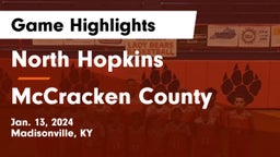 North Hopkins  vs McCracken County  Game Highlights - Jan. 13, 2024