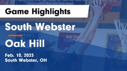 South Webster  vs Oak Hill Game Highlights - Feb. 10, 2023