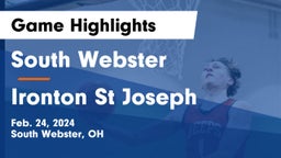 South Webster  vs Ironton St Joseph Game Highlights - Feb. 24, 2024