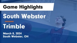 South Webster  vs Trimble  Game Highlights - March 8, 2024