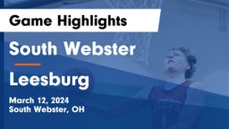 South Webster  vs Leesburg  Game Highlights - March 12, 2024