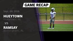 Recap: Hueytown  vs. Ramsay  2016