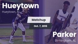 Matchup: Hueytown  vs. Parker  2016
