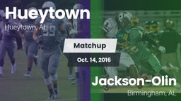 Matchup: Hueytown  vs. Jackson-Olin  2016
