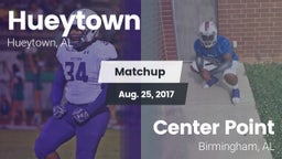 Matchup: Hueytown  vs. Center Point  2017