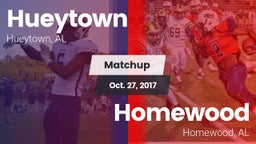 Matchup: Hueytown  vs. Homewood  2017