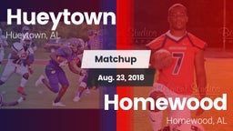 Matchup: Hueytown  vs. Homewood  2018