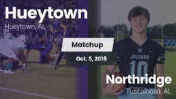 Matchup: Hueytown  vs. Northridge  2018