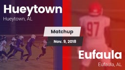 Matchup: Hueytown  vs. Eufaula  2018