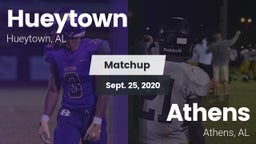 Matchup: Hueytown  vs. Athens  2020