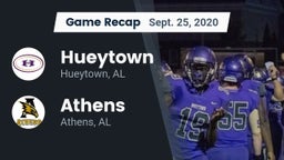 Recap: Hueytown  vs. Athens  2020