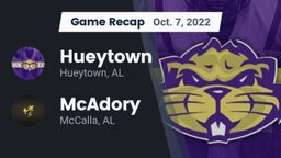 Recap: Hueytown  vs. McAdory  2022