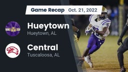 Recap: Hueytown  vs. Central  2022