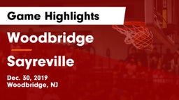 Woodbridge  vs Sayreville Game Highlights - Dec. 30, 2019
